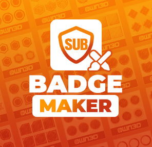 Create professional twitch badges by Icyk1d